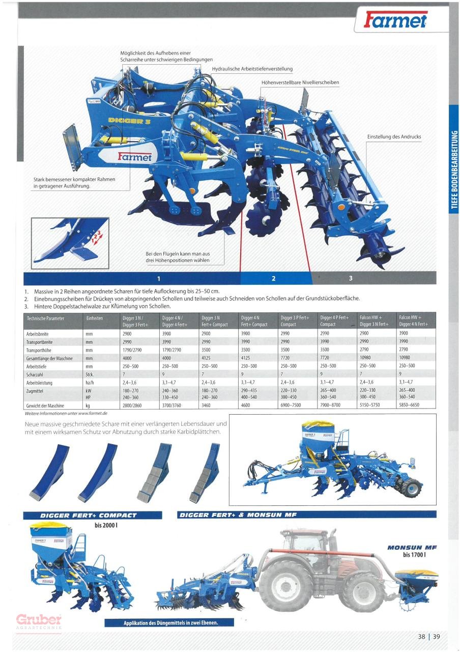 Grubber типа Farmet Digger 3 N, Gebrauchtmaschine в Elsnig (Фотография 5)