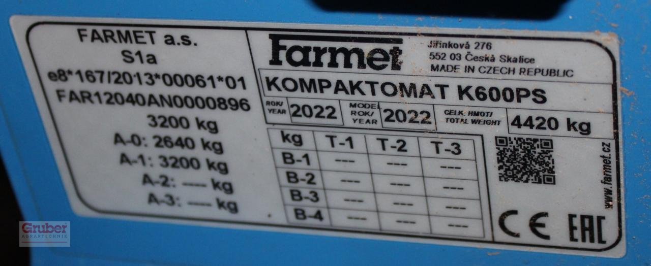 Grubber от тип Farmet Kompaktomat K 600 PS, Gebrauchtmaschine в Elsnig (Снимка 5)