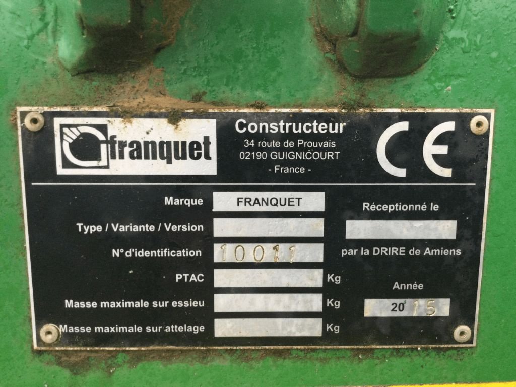 Grubber του τύπου Franquet synchroflex, Gebrauchtmaschine σε Vogelsheim (Φωτογραφία 8)