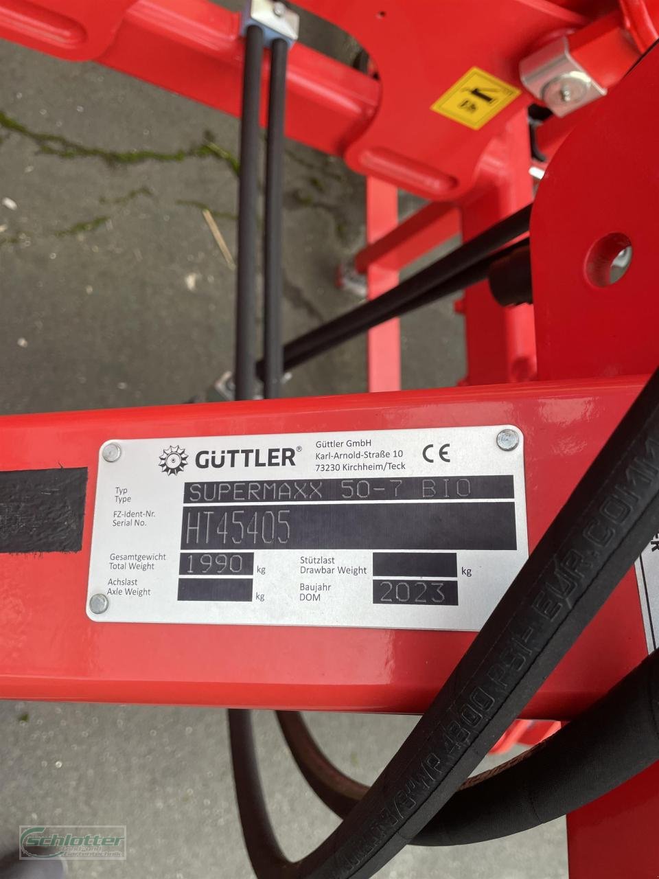 Grubber tip Güttler Super Maxx 50-7 Bio m.2.Stiegelr., Neumaschine in Idstein-Wörsdorf (Poză 6)