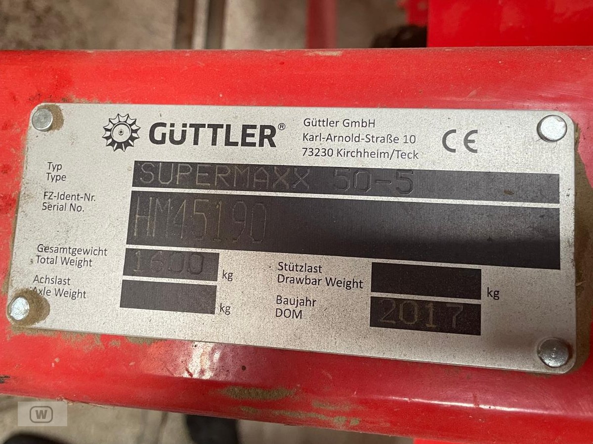 Grubber typu Güttler Super Maxx 50, Gebrauchtmaschine w Zell an der Pram (Zdjęcie 4)