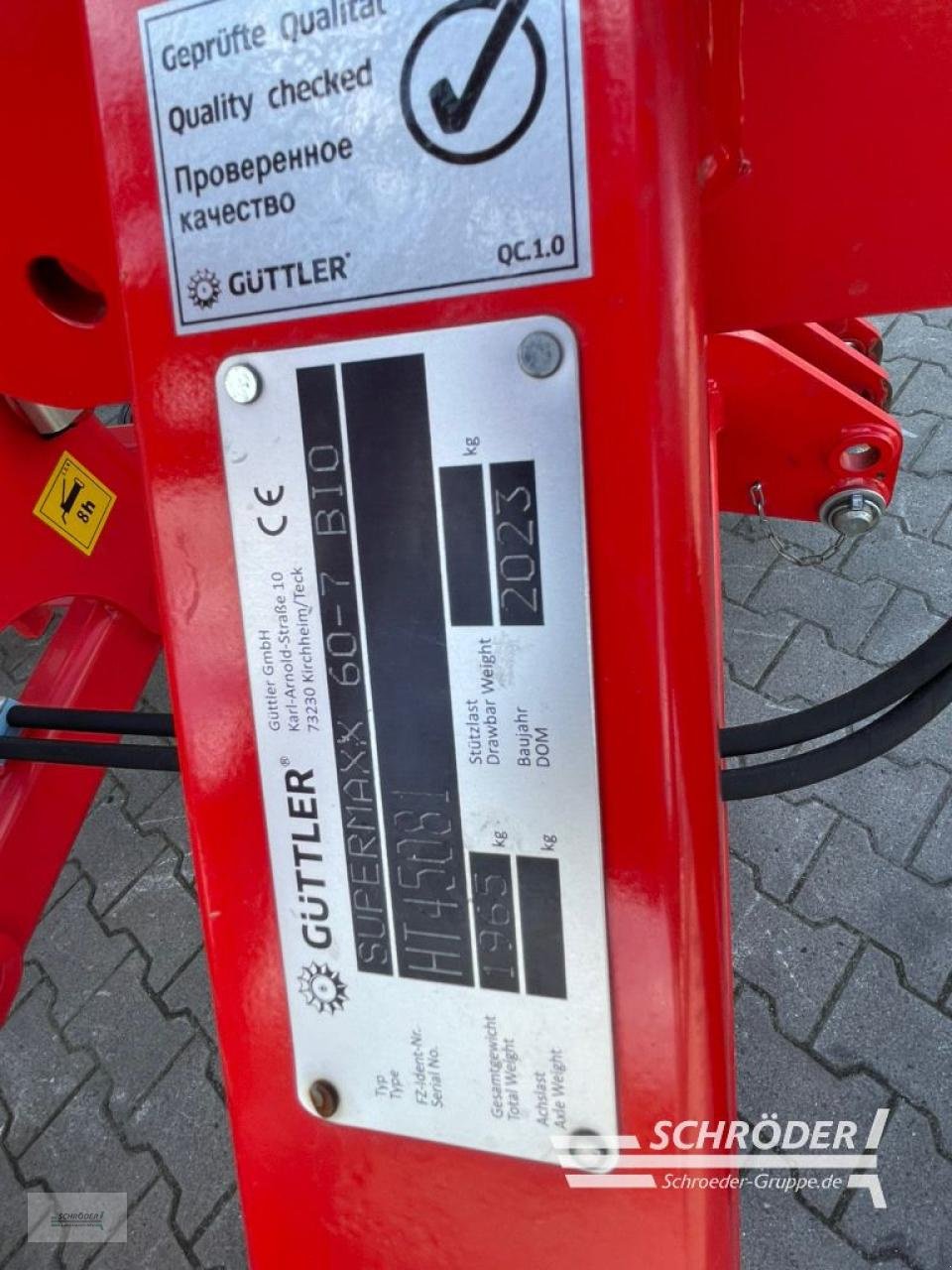 Grubber van het type Güttler SUPER MAXX 60-7 BIO EDITION, Neumaschine in Wildeshausen (Foto 10)