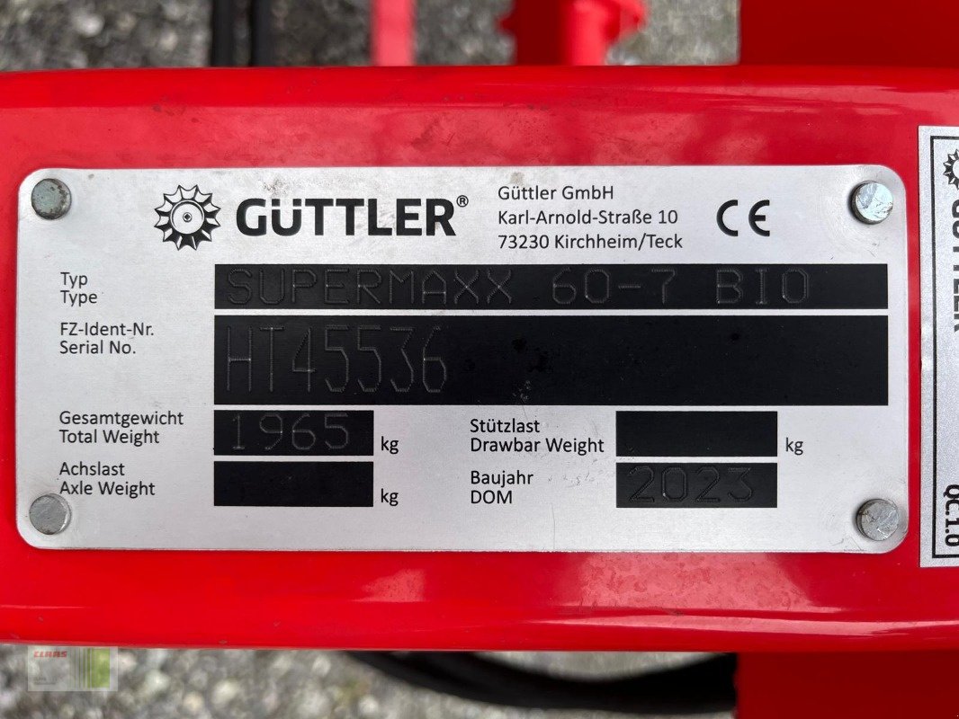 Grubber του τύπου Güttler SuperMaxx 60-7 BIO, Neumaschine σε Risum-Lindholm (Φωτογραφία 2)