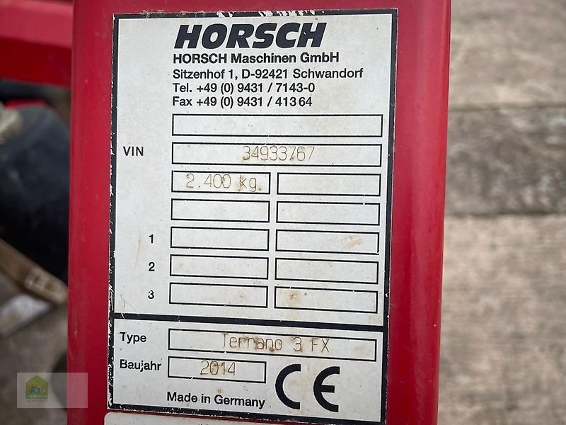 Grubber Türe ait Horsch Terrano 3 FX, Gebrauchtmaschine içinde Salsitz (resim 4)