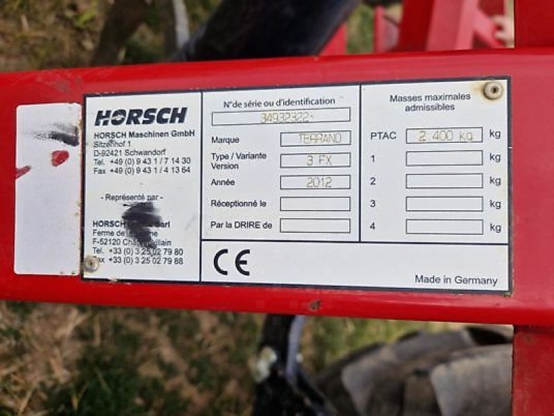 Grubber του τύπου Horsch TERRANO 3 FX, Gebrauchtmaschine σε PEYROLE (Φωτογραφία 9)