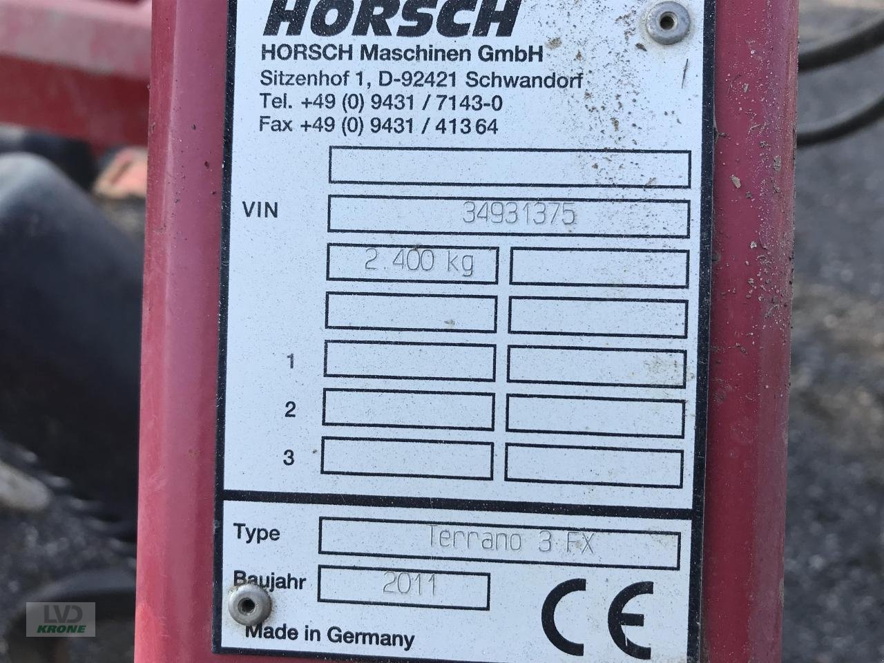 Grubber typu Horsch Terrano 3FX, Gebrauchtmaschine w Alt-Mölln (Zdjęcie 11)