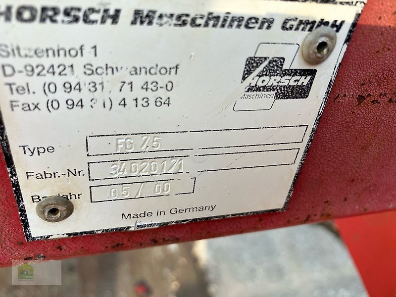 Grubber Türe ait Horsch Terrano 7.50 FG 750 7,50, Gebrauchtmaschine içinde Salsitz (resim 20)