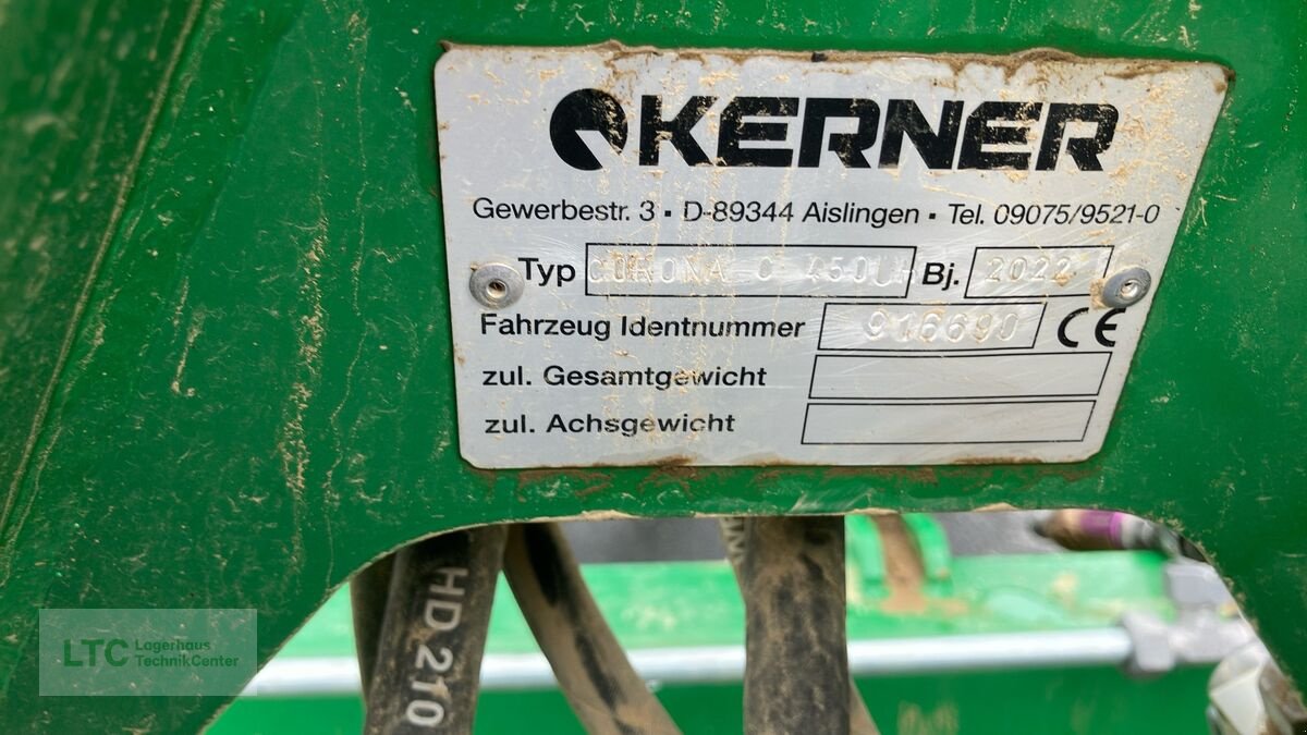 Grubber tip Kerner Corona 450, Gebrauchtmaschine in Großpetersdorf (Poză 8)