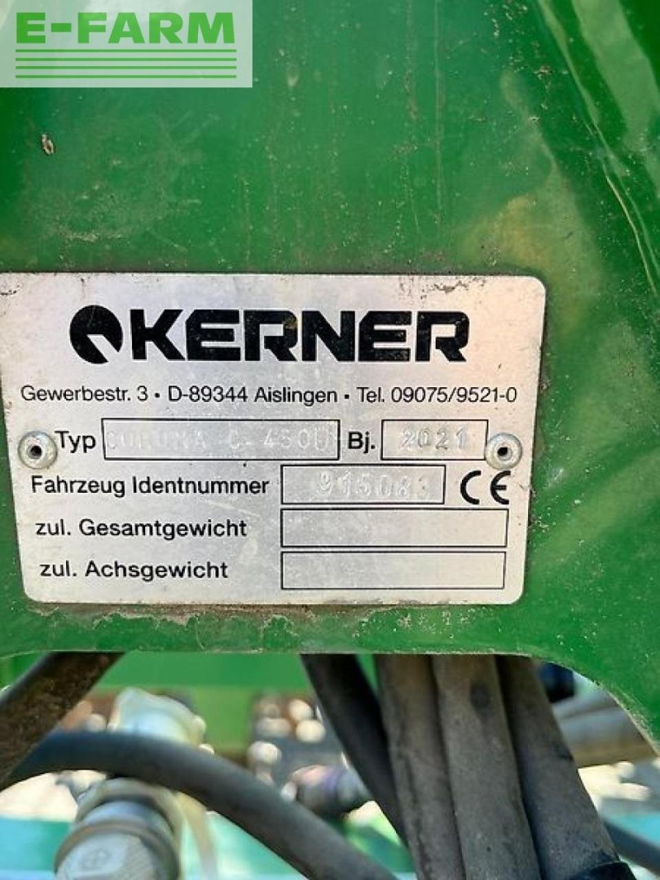 Grubber a típus Kerner corona 450, Gebrauchtmaschine ekkor: AHRENSHAGEN (Kép 2)