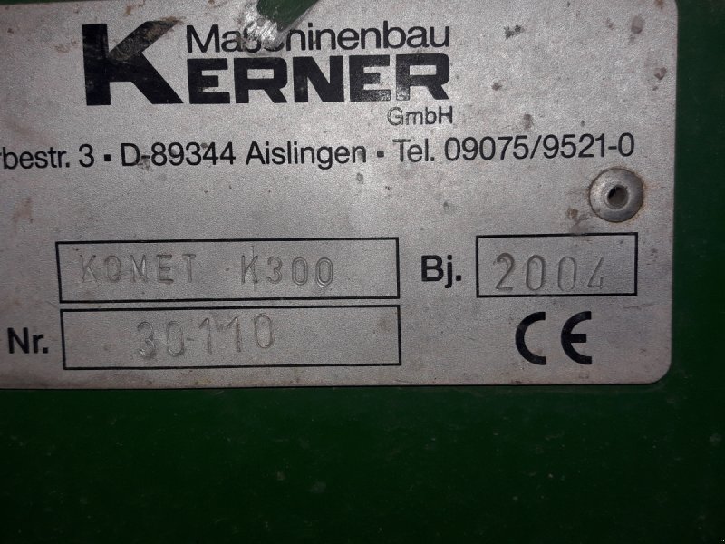 Grubber типа Kerner Komet K 300, Gebrauchtmaschine в Gerolsbach (Фотография 1)