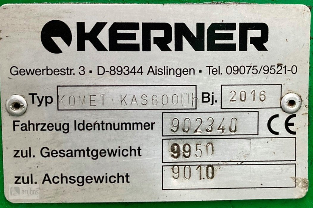 Grubber del tipo Kerner KOMET KAS 600 Üh, Gebrauchtmaschine en Karstädt (Imagen 16)