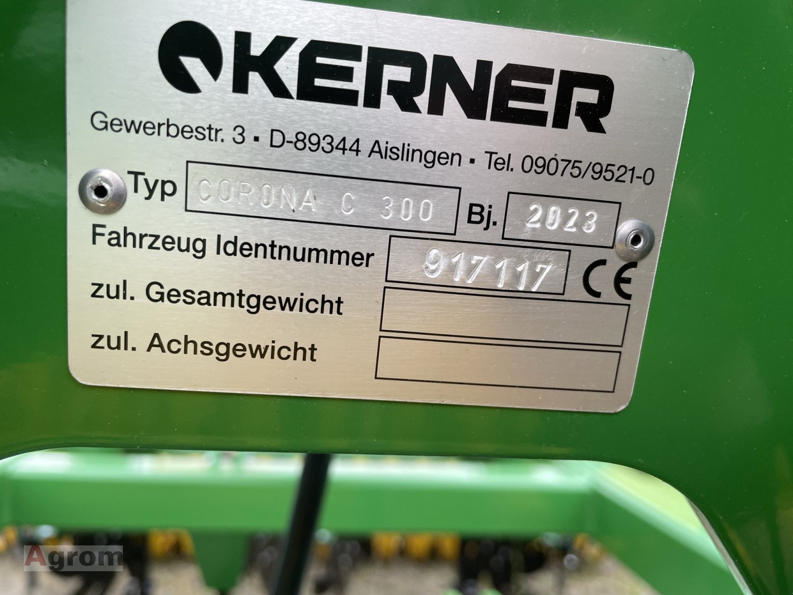 Grubber Türe ait Kerner Sternradgrubber Corona C 300, Neumaschine içinde Meißenheim-Kürzell (resim 6)