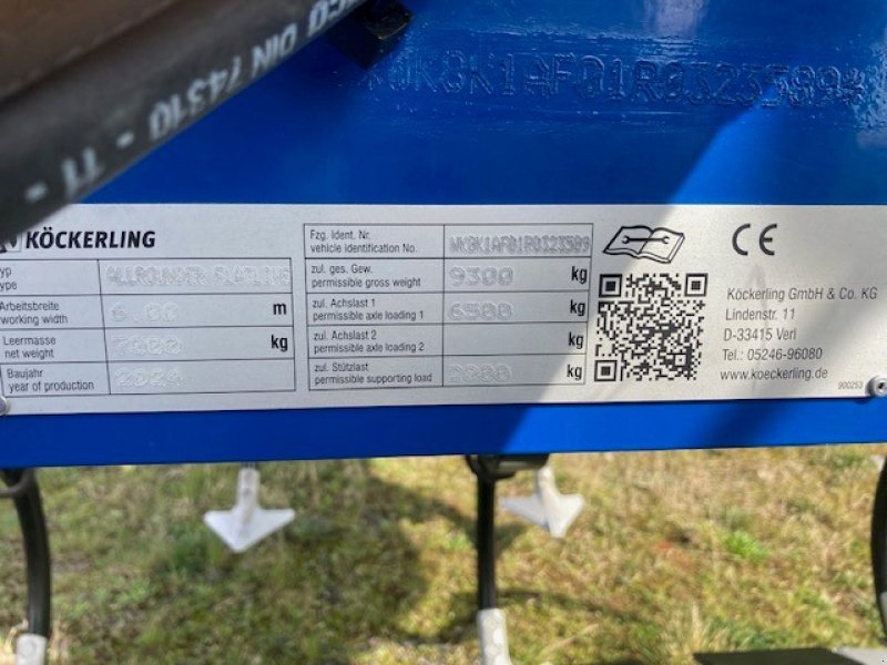 Grubber del tipo Köckerling Allrounder flatline 600, Neumaschine en Weinbergen-Bollstedt (Imagen 7)