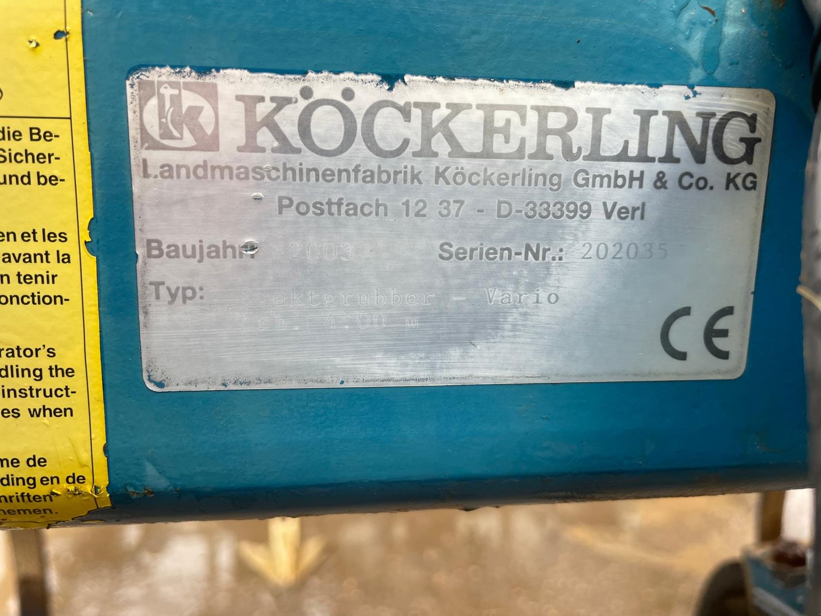 Grubber typu Köckerling Vario 400, Gebrauchtmaschine v Gützingen (Obrázek 5)