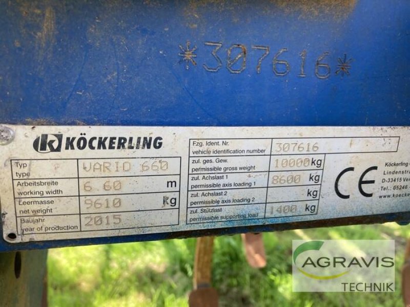 Grubber typu Köckerling VARIO 660, Gebrauchtmaschine w Göttingen-Rosdorf (Zdjęcie 6)