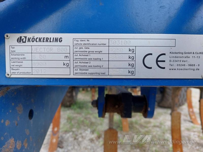 Grubber typu Köckerling Vector 800, Gebrauchtmaschine v Sülzetal OT Altenweddingen (Obrázek 5)