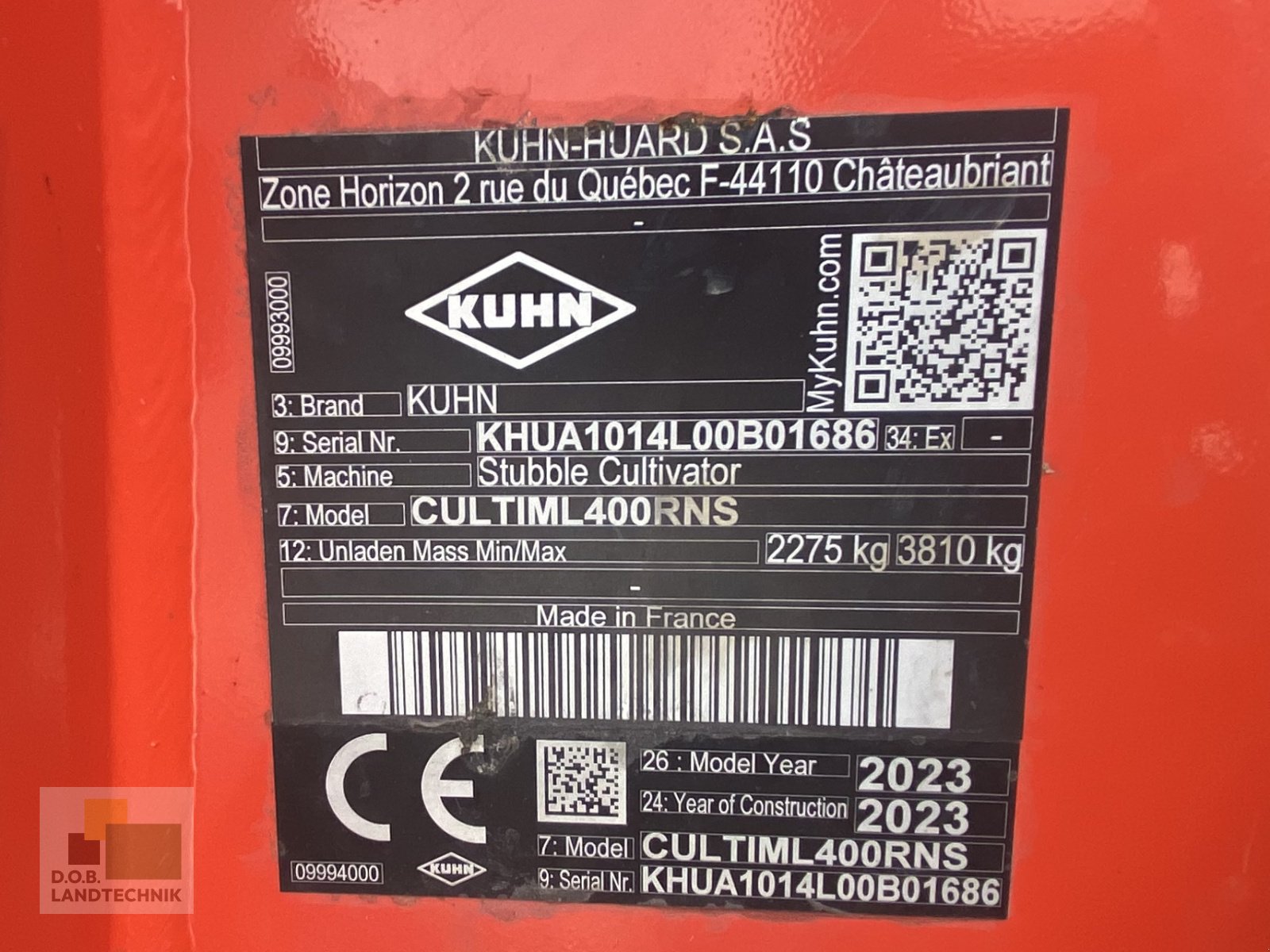 Grubber tip Kuhn Cultimer 400 RNS, Neumaschine in Lauterhofen (Poză 2)