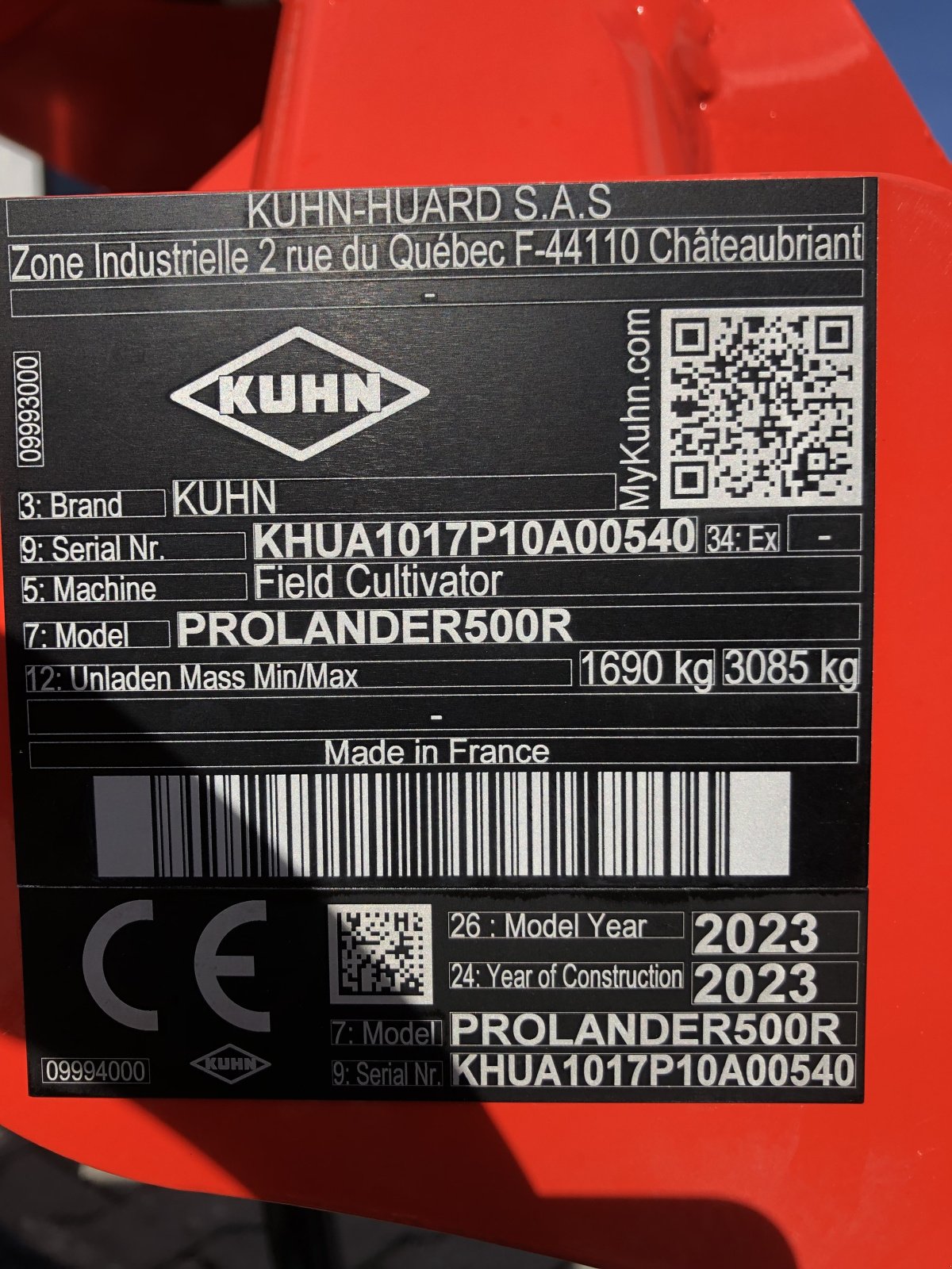 Grubber a típus Kuhn Prolander 500R, Neumaschine ekkor: Bodenkirchen (Kép 6)