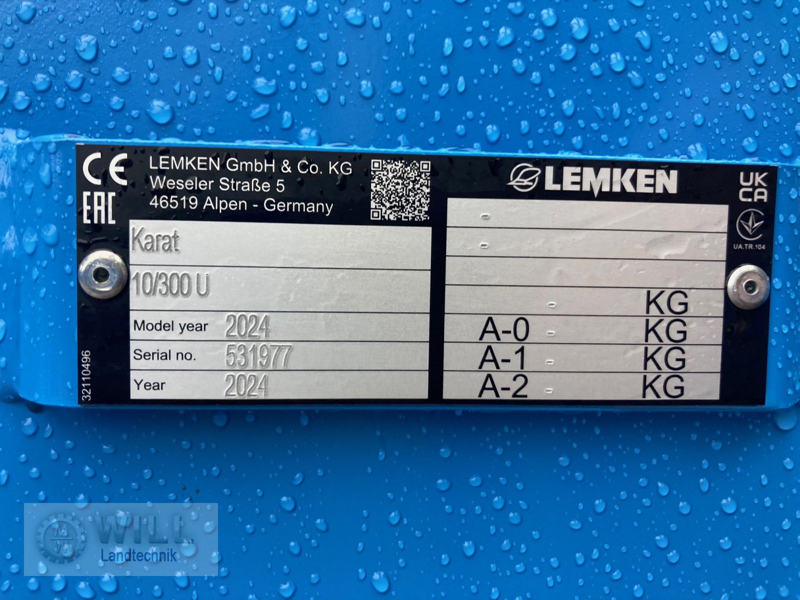 Grubber del tipo Lemken Karat 10/300, Neumaschine en Rudendorf (Imagen 4)