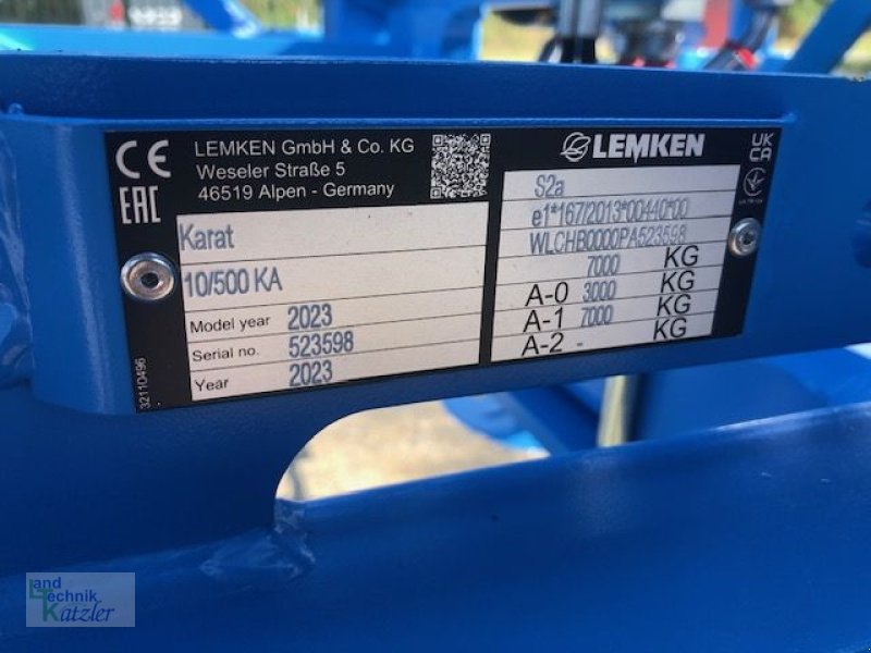 Grubber от тип Lemken Karat 10/500 KA, Neumaschine в Deutsch-Wagram (Снимка 4)