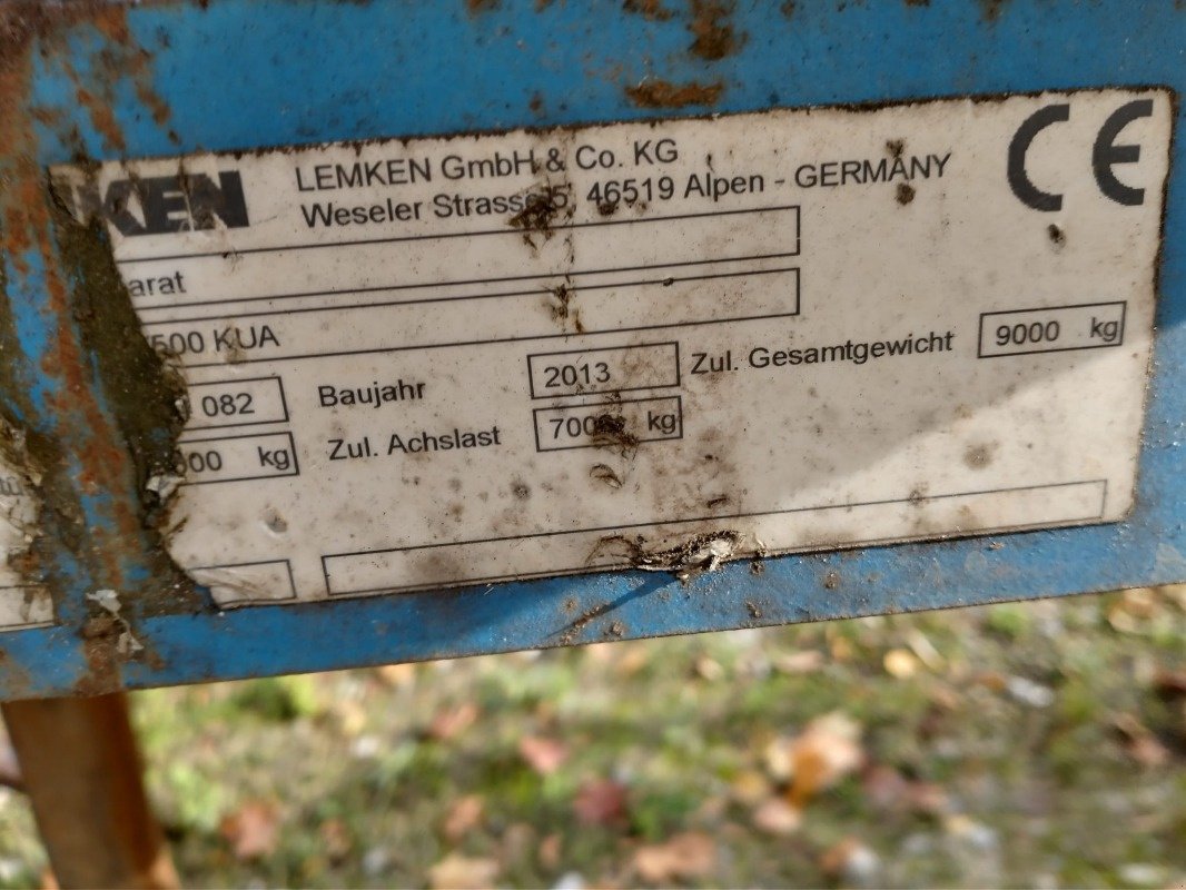 Grubber typu Lemken Karat 9/500 KUA, Gebrauchtmaschine v Plau am See / OT Klebe (Obrázok 2)