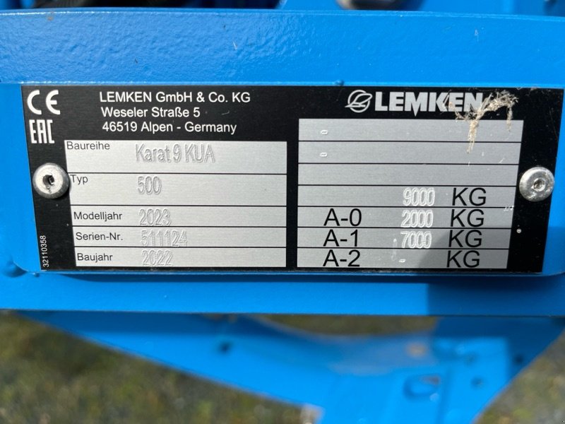 Grubber typu Lemken Karat 9/500 KUA, Neumaschine w Ebersbach (Zdjęcie 10)