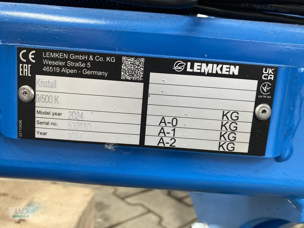 Grubber del tipo Lemken Kristall 9/500 K, Gebrauchtmaschine In Spelle (Immagine 8)