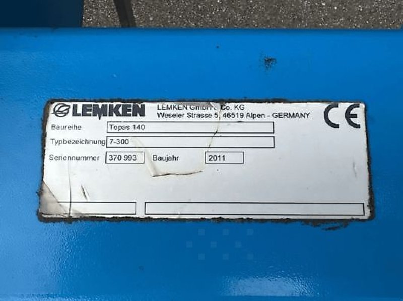 Grubber typu Lemken TOPAZ 140, Gebrauchtmaschine v Muespach (Obrázok 3)