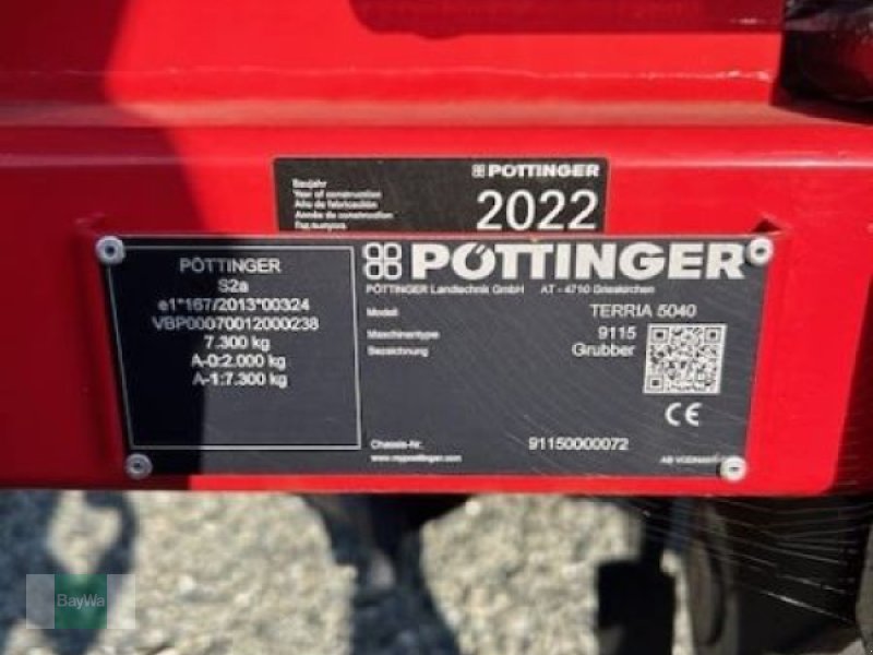 Grubber от тип Pöttinger PÖTTINGER TERRIA 5040 NOVA, Neumaschine в Plauen