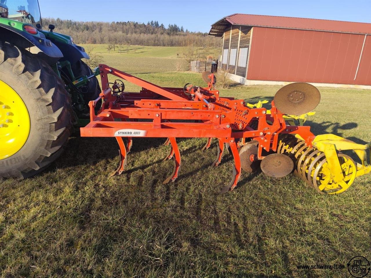 Grubber des Typs Pöttinger Synkro 4003, Gebrauchtmaschine in Aspach (Bild 1)