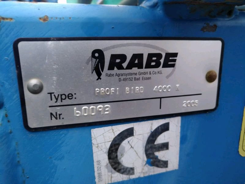 Grubber du type Rabe Profi Bird 4000T, Gebrauchtmaschine en Liebenwalde (Photo 16)