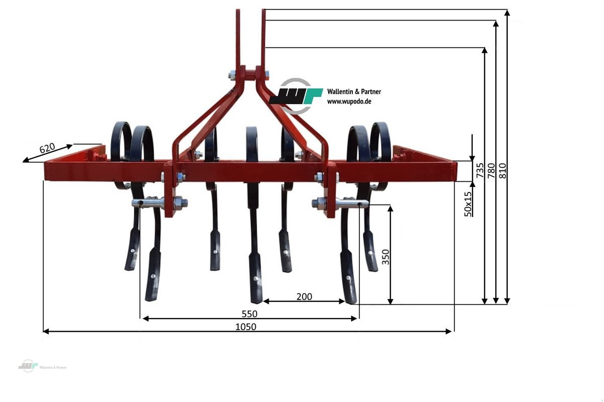 Grubber tipa Sonstige Grubber 1,00 m ohne Walze Feingrubber ab 12 PS, Neumaschine u Wesenberg (Slika 3)