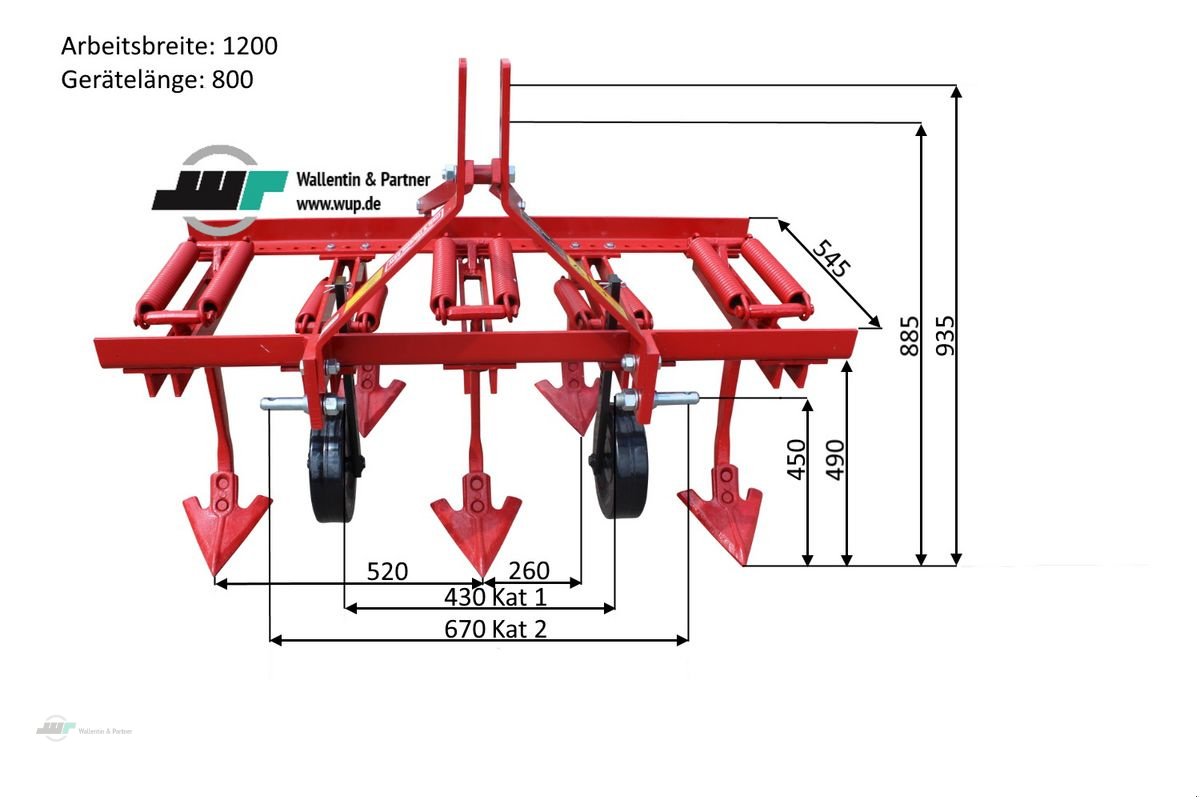 Grubber del tipo Sonstige Grubber 1,20 m Flügelschargrubber Gänsefußscharg, Neumaschine en Wesenberg (Imagen 2)