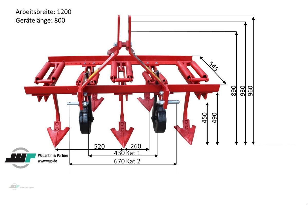 Grubber del tipo Sonstige Grubber 1,20 m Flügelschargrubber Gänsefußscharg, Neumaschine en Wesenberg (Imagen 3)