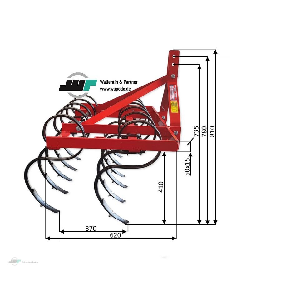 Grubber za tip Sonstige Grubber 1,20 m ohne Walze Federzinkengrubber ab, Neumaschine u Wesenberg (Slika 4)