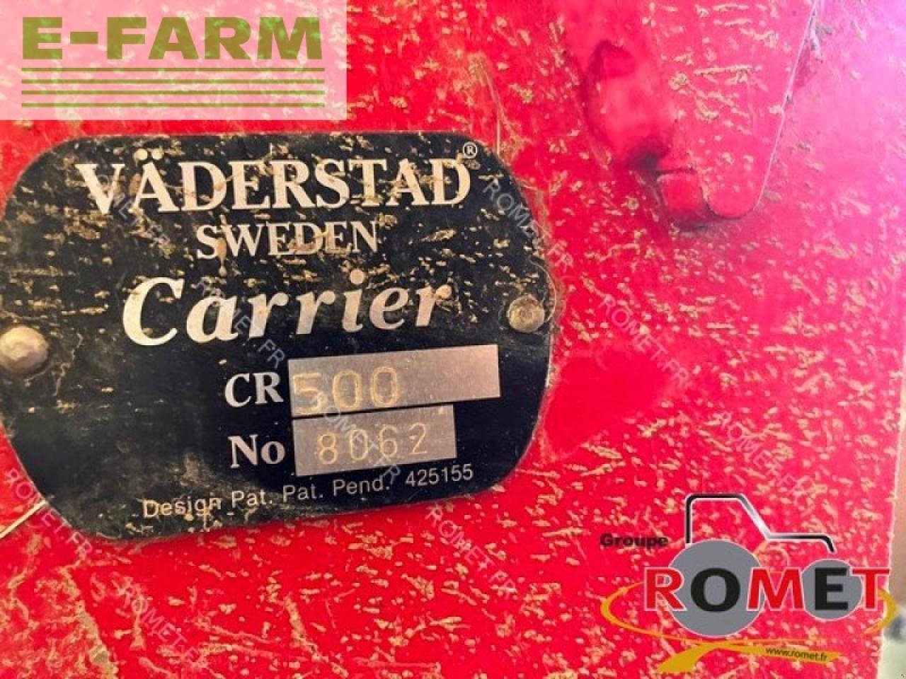 Grubber του τύπου Väderstad cr500, Gebrauchtmaschine σε GENNES-SUR-GLAIZE (Φωτογραφία 6)