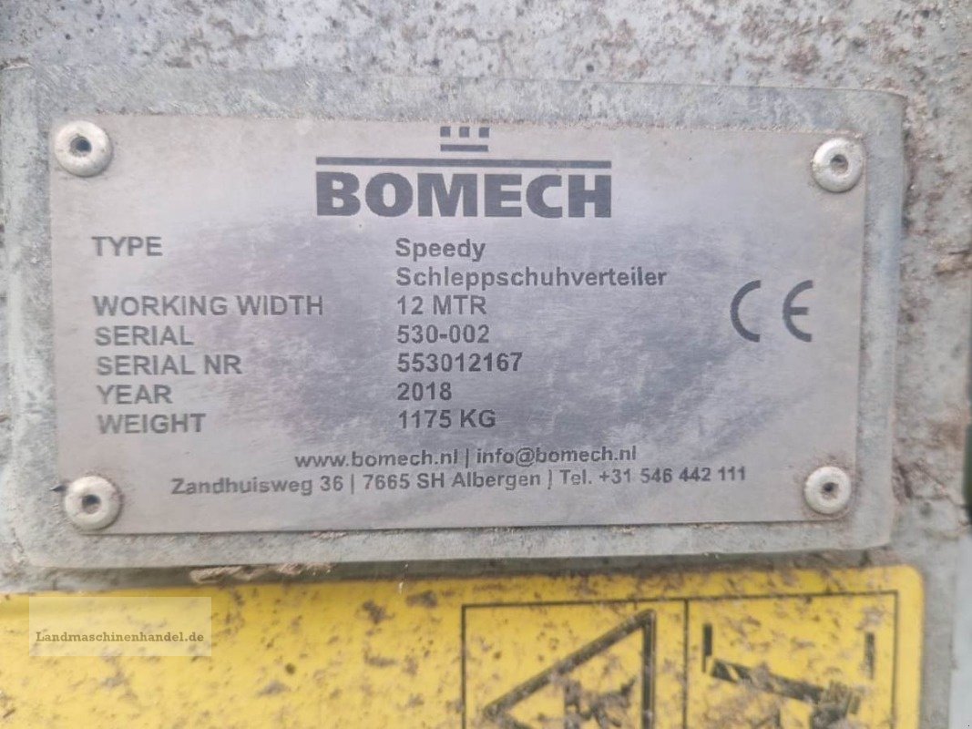 Gülleeinarbeitungstechnik du type Bomech Speedy 12 MTR, Gebrauchtmaschine en Burg/Spreewald (Photo 4)