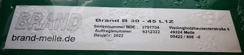 Güllemixer του τύπου Brand B30-45 L1Z, Gebrauchtmaschine σε Itterbeck (Φωτογραφία 10)