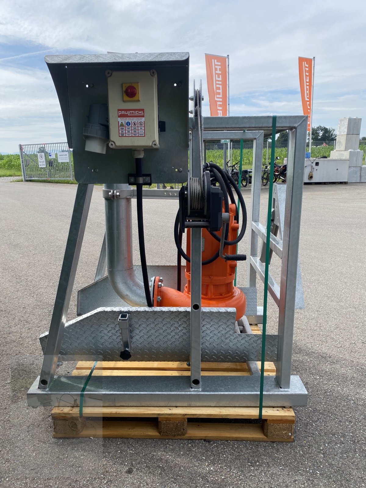 Güllepumpe del tipo Paulmichl Tauchmotorpumpe 18,5 kW als mobile Einheit, Neumaschine en Leutkirch (Imagen 5)