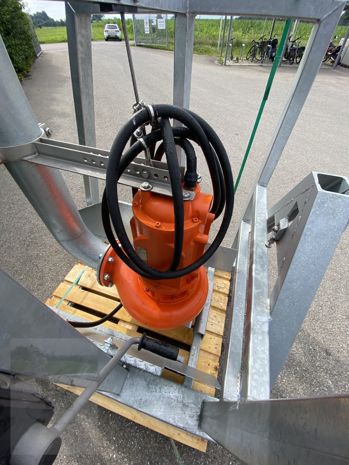 Güllepumpe van het type Paulmichl Tauchmotorpumpe 18,5 kW als mobile Einheit, Neumaschine in Leutkirch (Foto 7)