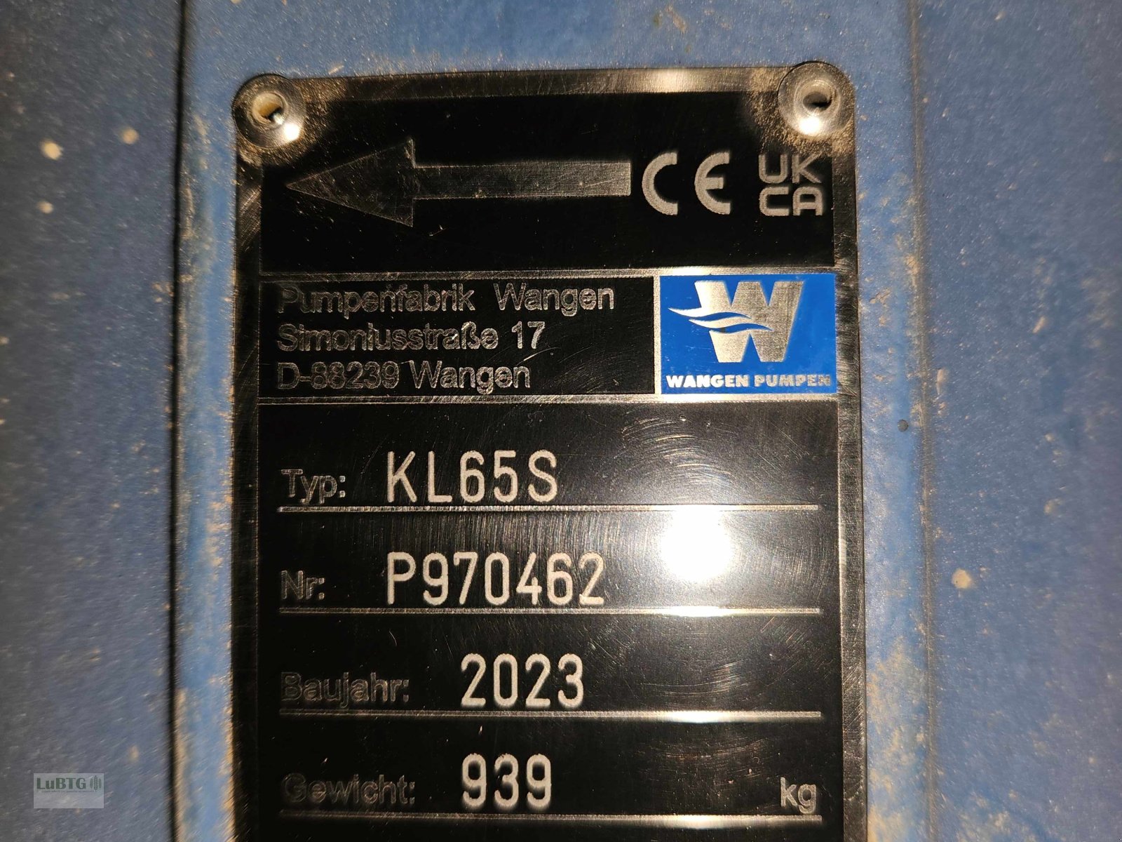 Güllepumpe tipa Wangen KL65S 145.0, Neumaschine u Hollenbach (Slika 5)