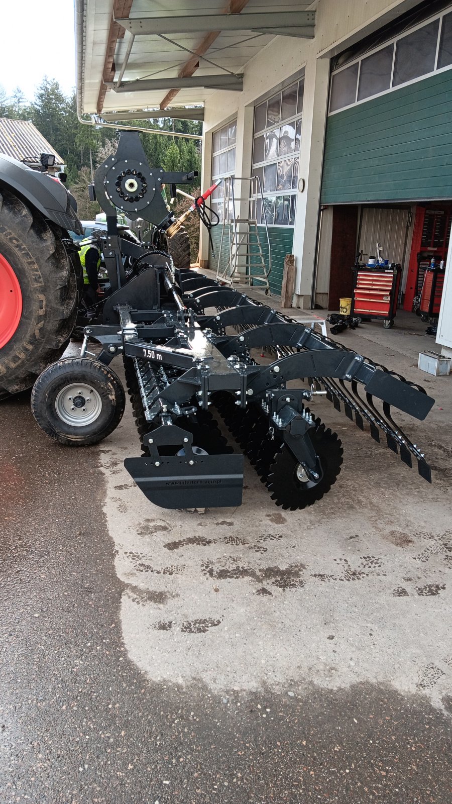 Güllescheibenegge van het type Agripol Intertech 7.50, Gebrauchtmaschine in Hollenbach (Foto 4)