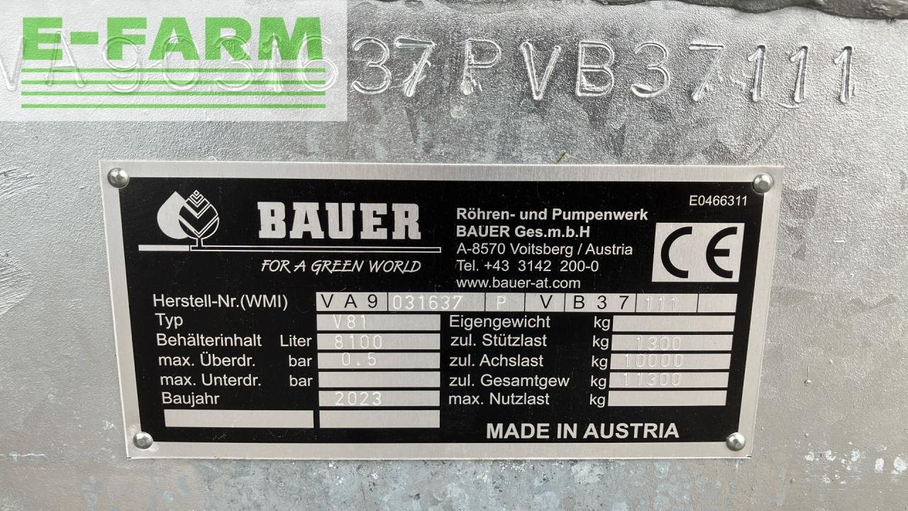 Gülleselbstfahrer tipa Bauer V81, Gebrauchtmaschine u REDLHAM (Slika 10)