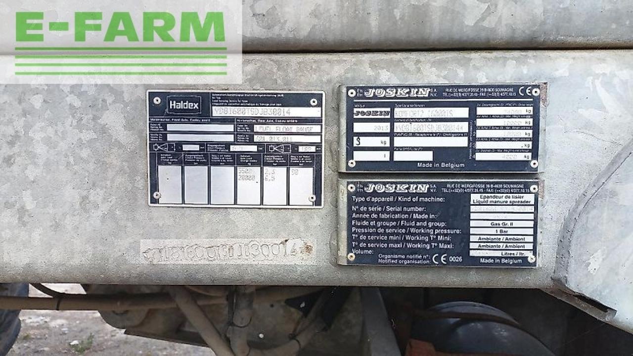 Gülleselbstfahrer Türe ait Joskin 16000 ts komfort 2, Gebrauchtmaschine içinde MARLOW (resim 5)