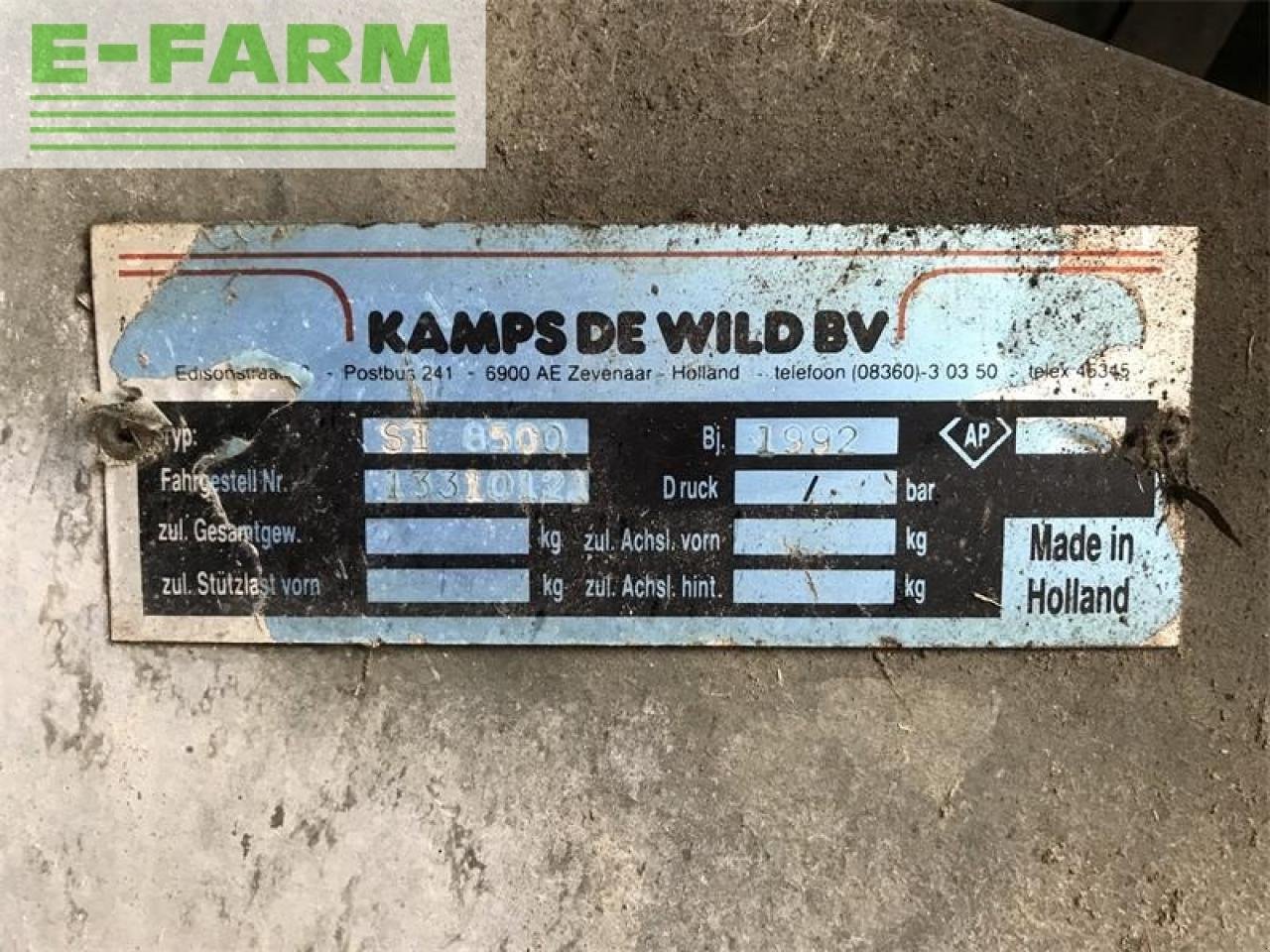 Gülleselbstfahrer tipa Kaweco 8500 met bemester, Gebrauchtmaschine u gg VEGHEL (Slika 7)