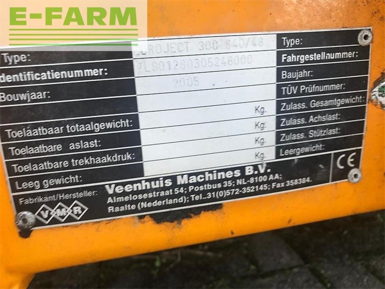 Gülleselbstfahrer tipa Veenhuis euroject 300 840/48, Gebrauchtmaschine u gg VEGHEL (Slika 5)