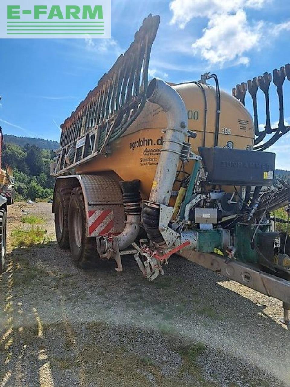 Gülleselbstfahrer van het type Zunhammer mke 14 pu mit 15 m glidefix mit doppeldüse, Gebrauchtmaschine in NEUKIRCHEN V. WALD (Foto 2)