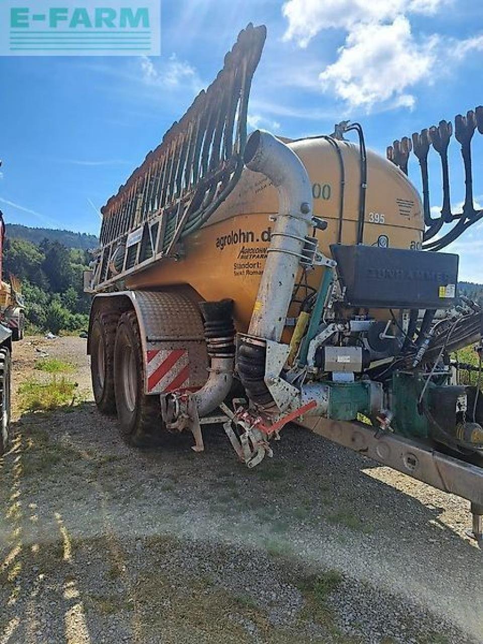 Gülleselbstfahrer del tipo Zunhammer mke 14 pu mit 15 m glidefix mit doppeldüse, Gebrauchtmaschine en NEUKIRCHEN V. WALD (Imagen 2)