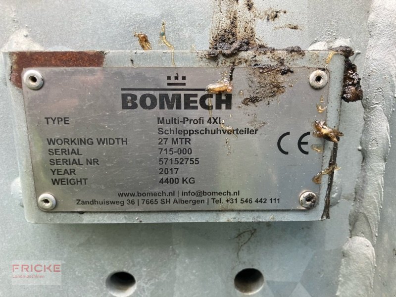 Gülleverteiltechnik typu Bomech Multi Profi 4 XL     27 mtr., Gebrauchtmaschine w Bockel - Gyhum (Zdjęcie 2)