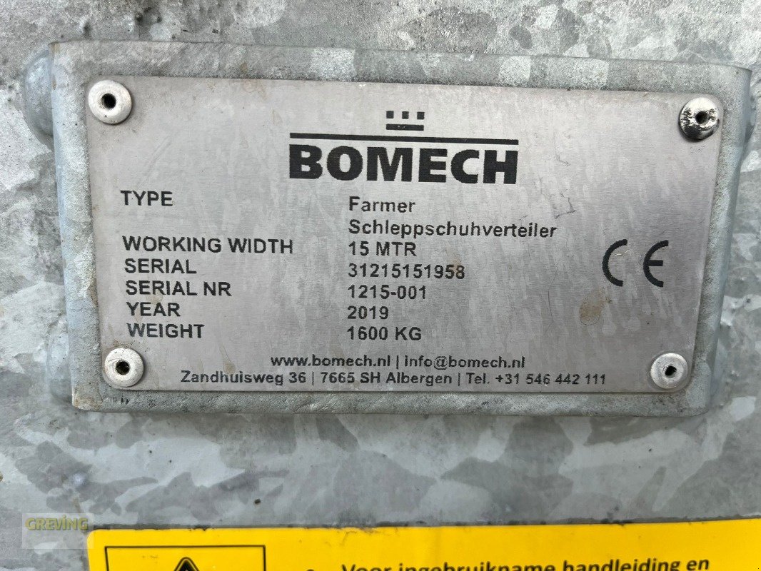 Gülleverteiltechnik tip Bomech Schleppschuhverteiler - Farmer, Gebrauchtmaschine in Ort - Kunde (Poză 4)